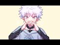 Killua x listener(you steal his Hoodie￼)