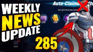 MORE FREE CLAIMS! CAPTAIN SAM NERFED! Hercules Bug! Crucible Tournament | Marvel Strike Force