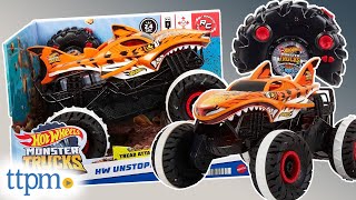 Hot Wheels Monster Trucks Unstoppable Tiger Shark RC from Mattel Review!