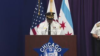 Supt. Brown announces charges after Chicago cop shot last month