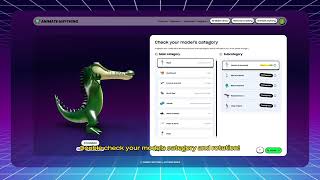 Generate and Animate Croc's with Anything World