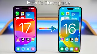How To Downgrade iOS 17 to iOS 16 Without Losing Data