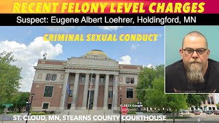 Recent Felony Level Charges In Stearns County Court, Minnesota