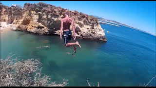 Summer in Lagos, Portugal: Cliff Jumping