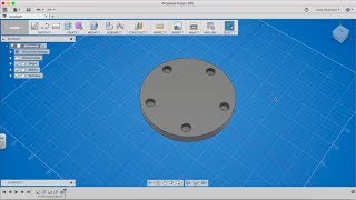 3D CAD with Fusion 360  - Circular Pattern