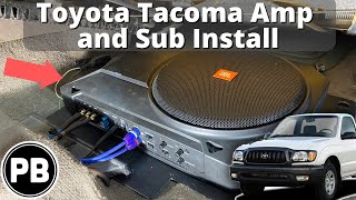 1998 - 2004 Toyota Tacoma Amp and Sub Install