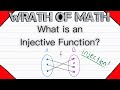 Injective Functions (and a Proof!) | Injections, One to One Functions, Injective Proofs