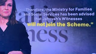 Jehovah’s Witnesses WILL NOT BE JOINING THE REDRESS SCHEME