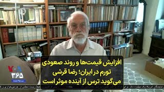 افزایش قیمت‌ها و روند صعودی تورم در ایران؛ رضا قرشی می‌گوید ترس از آینده موثر است