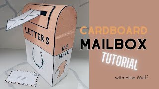 cardboard mailbox tutorial
