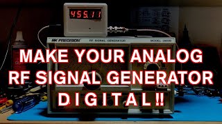 Adding A Cheap Digital Display To A Cheap RF Signal Generator The XRAYTONYB Way!