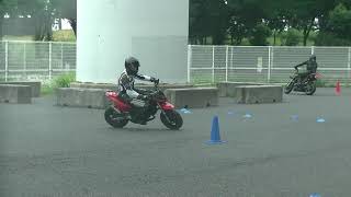 第６６４回　へなちょこライダー走行会　シカさん　８の字練習