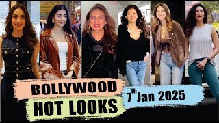 Bollywood Actress Hot Look | Kiara Advani | Pooja Hegde | Vaani Kapoor  | 7th Jan 2025 | 10 Pm