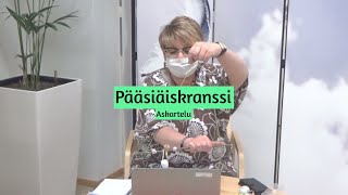 Pääsiäiskranssi -Askartelu