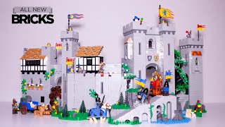 Lego Icons 10305 Lion Knights Castle Speed Build