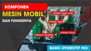 Nama-nama Komponen Mesin Mobil dan Fungsinya