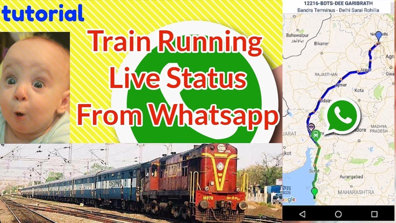 Check Train Running Live Status Form Whatsapp | Live Train Status On ...