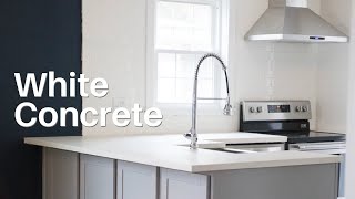 ❄️❄️ How to make  WHITE CONCRETE Countertops (GFRC) ❄️❄️