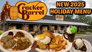 Cracker Barrel's NEW 2025 Holiday Menu Lineup Review (Returning Favs & New Breakfast Burger)