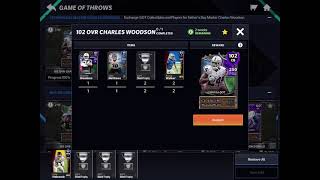 Completing 102 Charles Woodson set