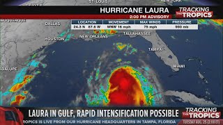Tracking the Tropics: Laura forecast to make landfall on US Gulf Coast as major hurricane
