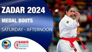 EKF SENIOR CHAMPIONSHIPS | SATURDAY - AFTERNOON SESSION | WORLD KARATE FEDERATION