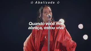 Rihanna - Umbrella/Diamons - super bowl (tradução-legenda)