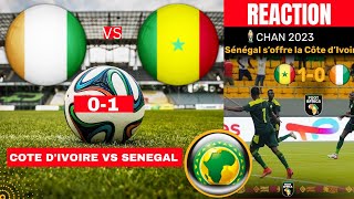 Côte d'Ivoire vs Senegal 0-1 Live CHAN 2023 African Football Match Highlights Ivory Coast en Direct