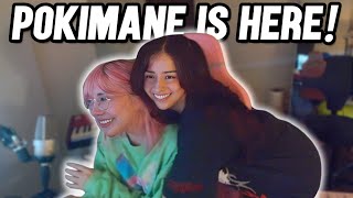 LilyPichu GOT a VISIT from Pokimane and GIFTS