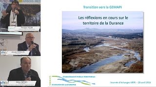 La compétence GEMAPI : Les réflexions  en cours sur le territoire de la Durance 2/6