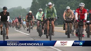 RAGBRAI riders find fun along the route from Knoxville to Ottumwa