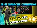 AFTER UPDATE BEST CHARACTER COMBINATION IN FREE FIRE | SOLO RANK PUSH CHARACTER Combination 2024