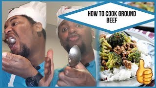 How to Cook Ground Beef Alongside with Healthy Stuff