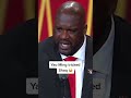 Never forget Shaq’s story about Yao Ming during his Hall of Fame speech 😂 #shorts