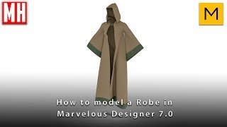 How to create a ( Warrior ) robe in Marvelous Designer 7.0