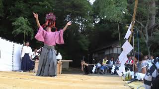 2019伊勢大神楽波太神社総舞奉納 09献燈の曲