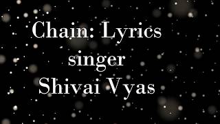 Chain ||Sanu Ik Pal Chain|| Full Video Lyrics song ||SHIVAI VYAS||