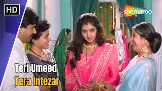 Teri Umeed Tera Intezar | Deewana (1992) | Rishi Kapoor | Divya Bharti | Kumar Sanu Hit Songs