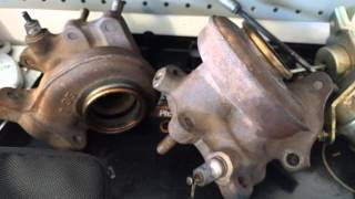 Difference between front and rear turbos on Legnum and Galant VR4 (EC5 series)