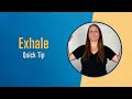 Exhale Quick Tip from Voice Expert CrystalVoice Studio