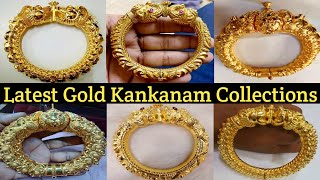 Latest Gold Kankanam Collections With Weight||Gold Traditional Kada Designs||By Gold Lakshmi Balaji