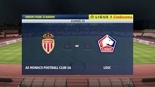 AS Monaco vs LOSC | 19è journée ligue 1 2019/20 | HD | FIFA