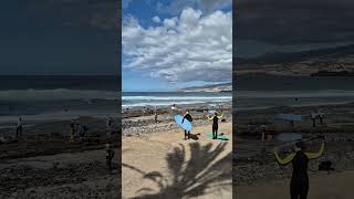 Surfing in Tenerife.Las americas.