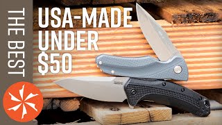 Best American-Made EDC Knives Under $50