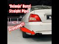 'Belanja' Bunyi Straight Pipe | Proton Waja GSR