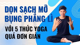 🔴 Bụng Phẳng Lì Tan Sạch Mỡ Với 5 Thức Yoga Đơn Giản, Hiệu Quả Thần Tốc Ai Cũng Làm Được | Nam Hà