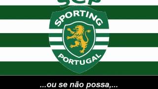 Hino do Sporting CP (Letra) - Himno de Sporting de Lisboa (Letra)