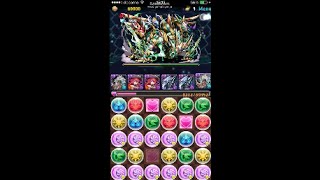 パズドラ「機械龍ラッシュ　地獄級」闇メタPTで楽々周回´・ω・｀