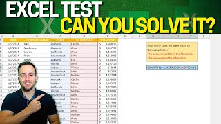 Solving a Excel Job Interview Test Question | Count.Ifs Function Practical Example