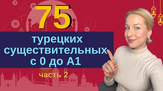 ЧАСТЬ 2. 75 ТУРЕЦКИХ СУЩЕСТВИТЕЛЬНЫХ ОТ НУЛЯ ДО А1. ТУРЕЦКИЙ С НОСИТЕЛЕМ